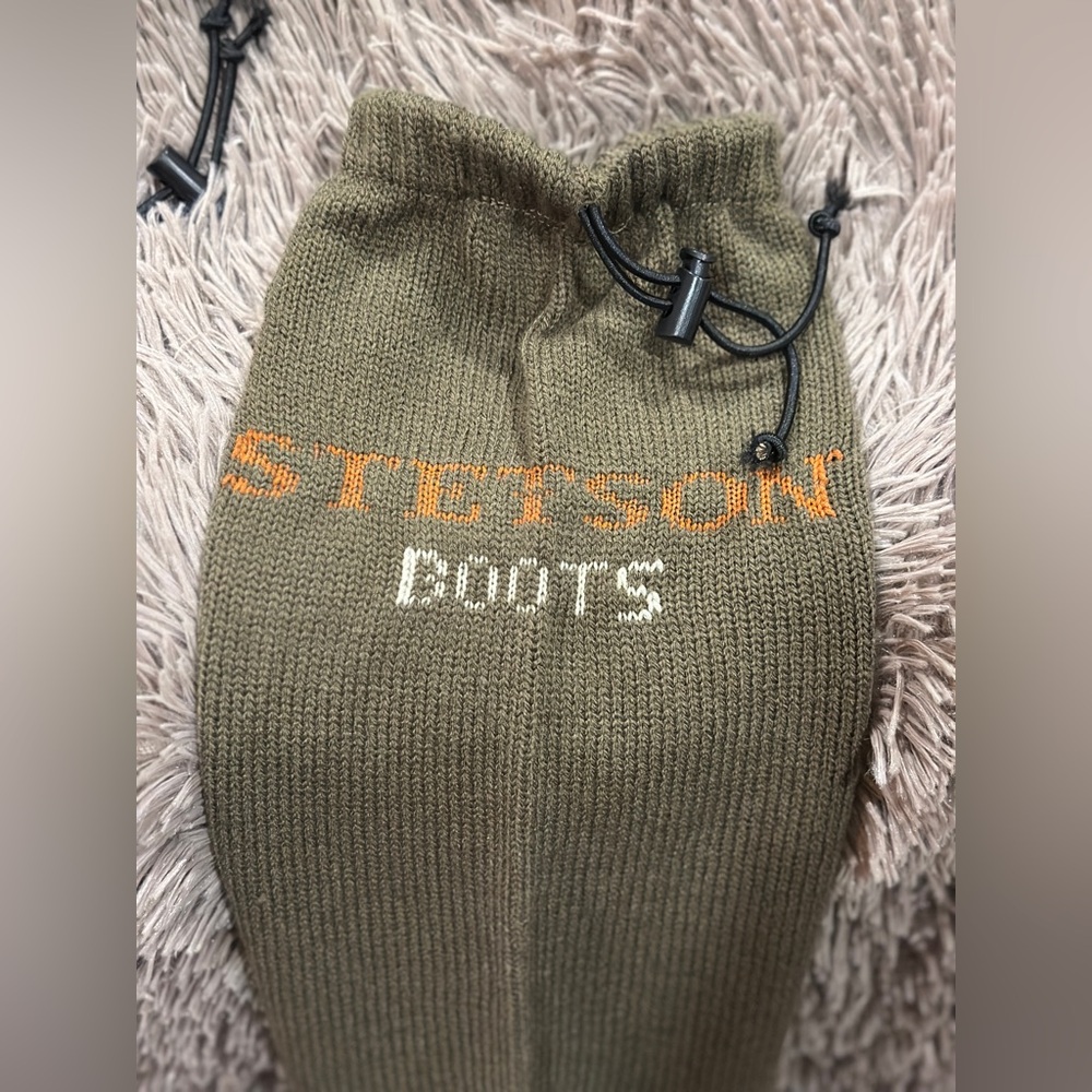 Stetson Olive boot socks. NWOT